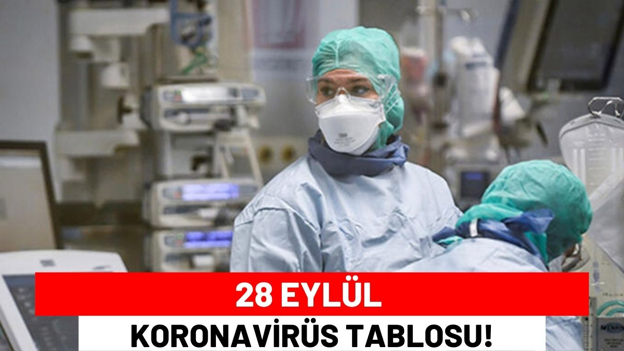 28 Eylül Koronavirüs Tablosu!