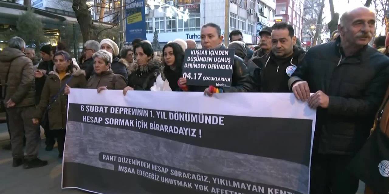 6 Şubat Depremlerinde Yaşamını Yitirenler Ankara’da Anıldı