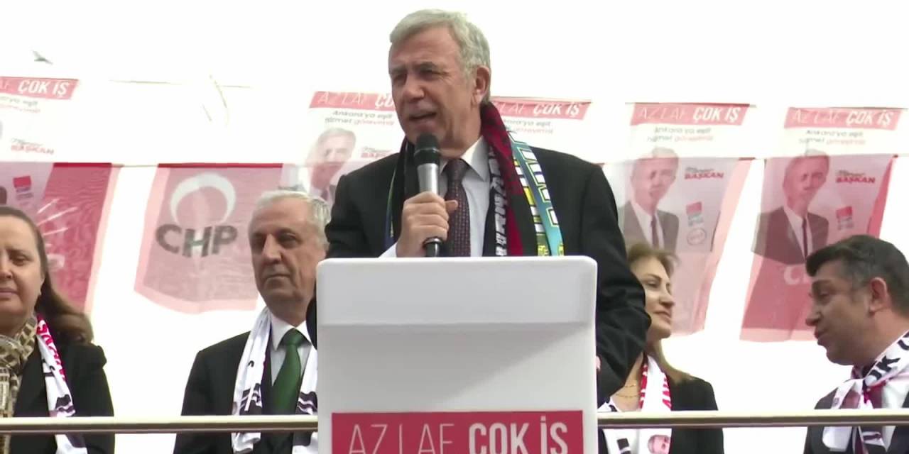 Mansur Yavaş: "Görünen O Ki Dün Yayınlanan Ankete Göre Yüzde 14 Öndeyiz. Asla Rehavete Kapılmayacağız"