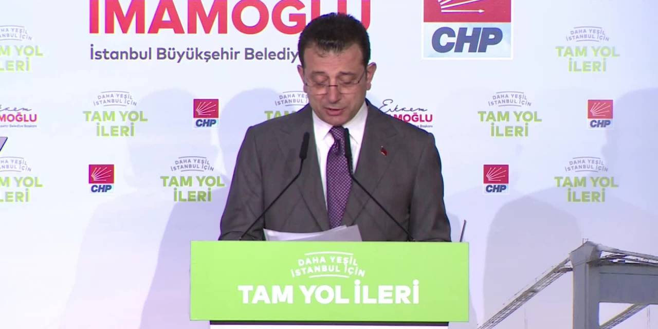 İbb Başkanı Ekrem İmamoğlu: “Kanal İstanbul Planları İptal”