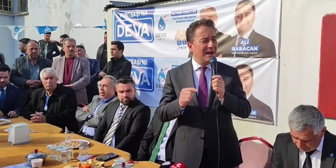 Ali Babacan: "Halkın Bildiğini, Gördüğünü, Yaşadığını Halktan Saklayamazsınız. Ne Açıklarsanız Açıklayın"