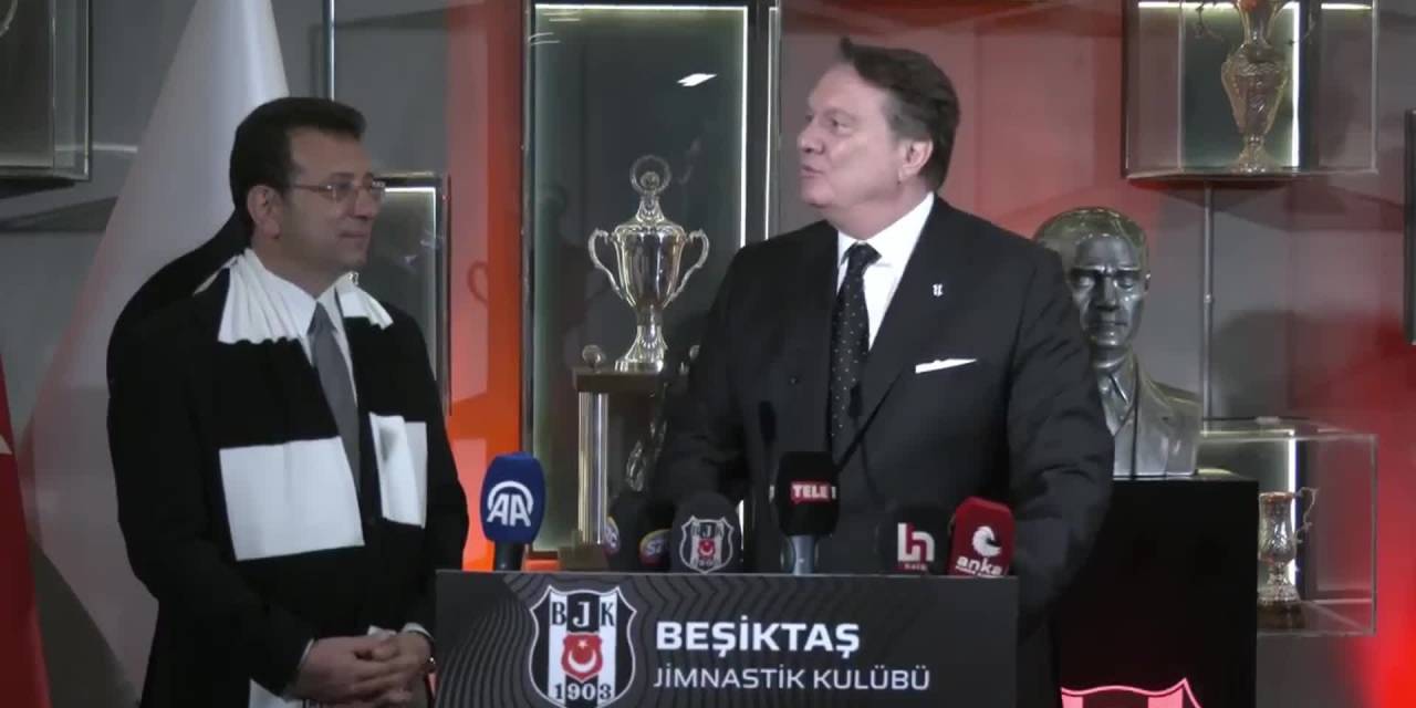 Beşiktaş Spor Kulübünü Ziyaret Eden İmamoğlu: “Bugün Günlerden Siyah Beyaz”