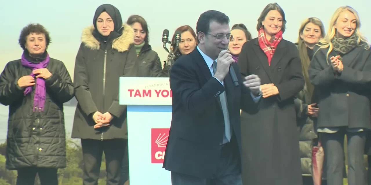 İmamoğlu: “İthal Aday, İşgalciler İçin Bir Gecede İmar Çıkarttı, Bu Akla, İstanbul Emanet Edilebilir Mi”