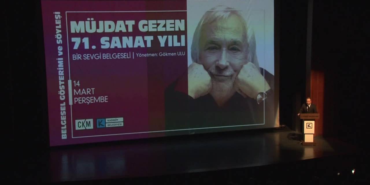 Müjdat Gezen, 71’inci Sanat Yılını Kadıköy’de Kutladı