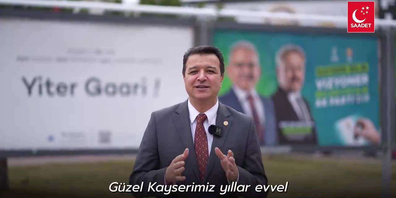 Saadet Partisi Kayseri Büyükşehir Belediye Başkan Adayı Mahmut Arıkan’dan “Yiter Gaari”çıkışı