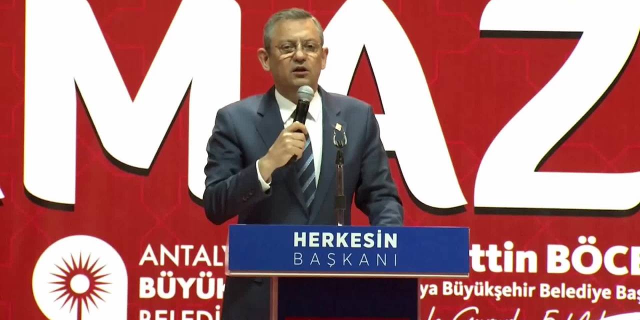 Özgür Özel:  “İsrail’in Ticaretini Kim Ayakta Tutuyorsa Filistin’e İhanet Ediyordur”