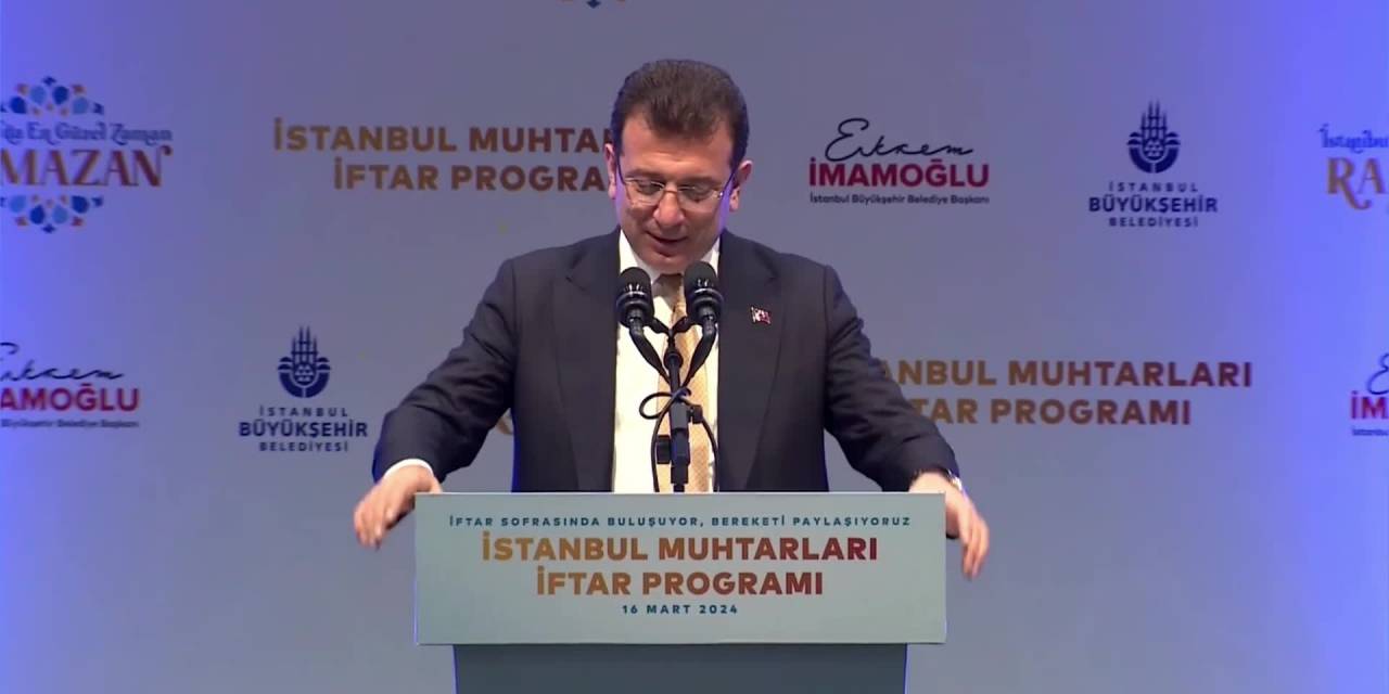 Muhtarlarla İftar Yemeğinde Buluşan İmamoğlu: “Muhtarlık Makamı Demokratik Sistemin Temelidir”