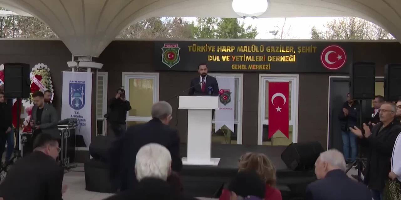 Mansur Yavaş, Türkiye Harp Malulü Gaziler, Şehit, Dul Ve Yetimleri Derneği Genel Merkezi’nin Açılışına Katıldı