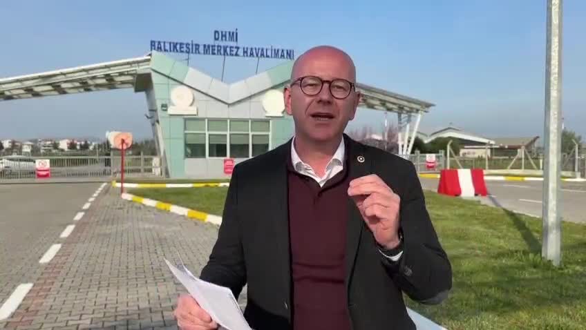 Serkan Sarı, Balıkesir Havaalanı'nda: “Yaklaşık 4 Yıl Oldu Ve Buraya Hiçbir Yolcu Uçağı İnmedi"