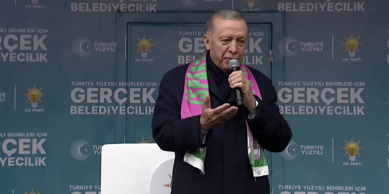 Erdoğan, Isparta'da: "10 Gün Sonra Sandıklarda Gelin Bunları Demokratik Şekilde Gömelim"