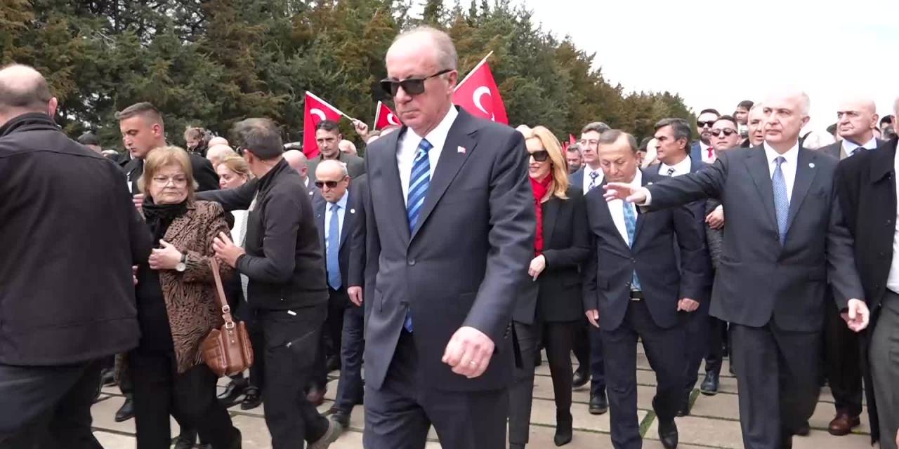 MUHARREM İNCE, ANITKABİR’İ ZİYARET ETTİ