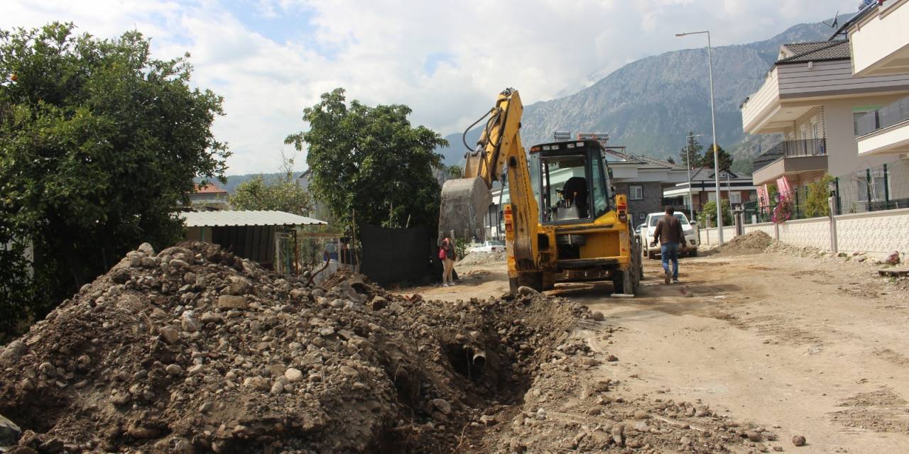 ANTALYA BÜYÜKŞEHİR'DEN KEMER’DE 50 MİLYON LİRALIK ALTYAPI ÇALIŞMASI