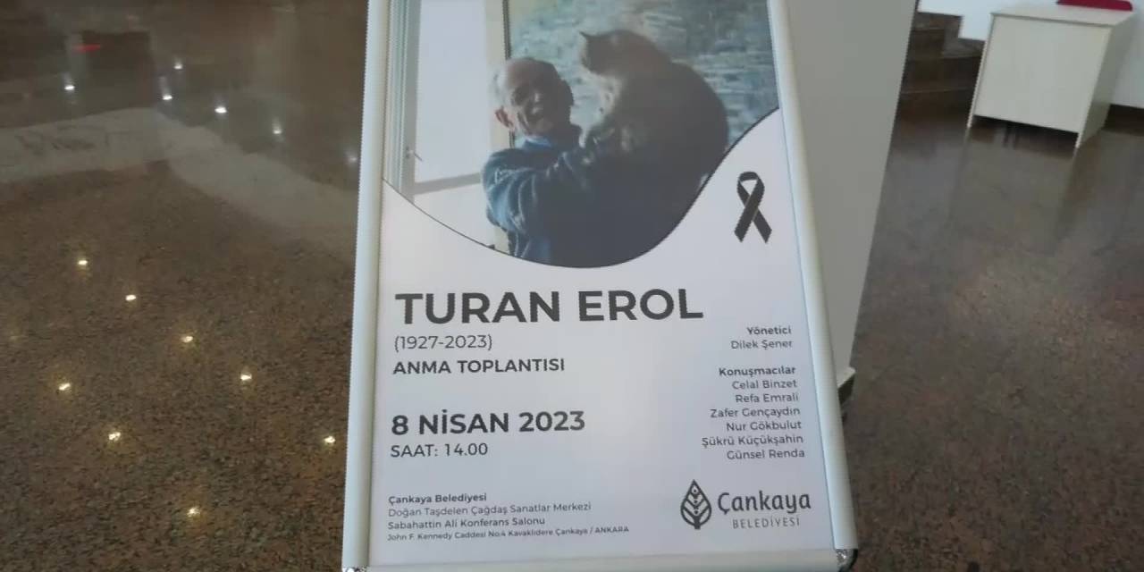 RESSAM TURAN EROL, ANKARA'DA ANILDI