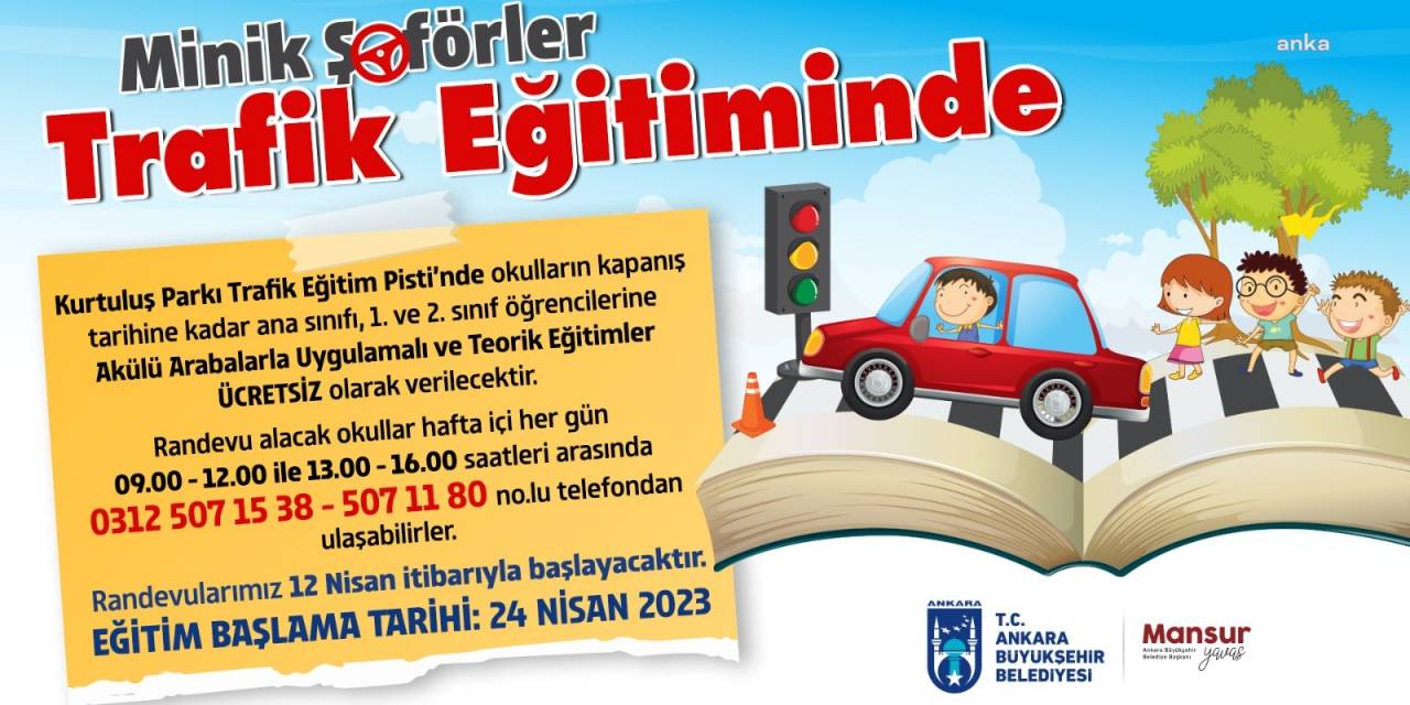 BAŞKENTLİ MİNİK ŞOFÖRLER ÜCRETSİZ TRAFİK EĞİTİMİNDE