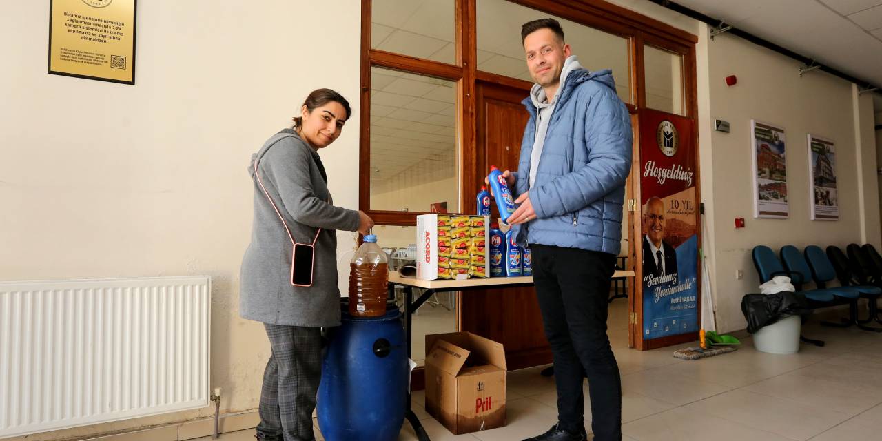 YENİMAHALLE BELEDİYESİ’NİN ‘BİTKİSEL ATIK YAĞLARIN TOPLANMASI PROJESİ’ SÜRÜYOR