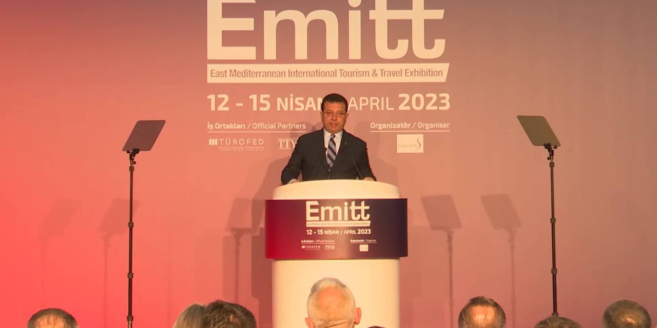 26. EMITT FUARI KAPILARINI AÇTI... İMAMOĞLU: "TURİST SAYISINI YILLIK 30 MİLYONA ÇIKARTMAYI HEDEFLİYORUZ"