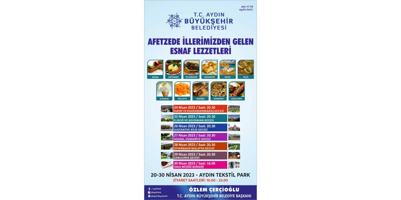 AYDIN BÜYÜKŞEHİR BELEDİYESİ, AFETZEDE İLLERDEN GELEN ESNAFLA DAYANIŞMA ETKİNLİĞİ DÜZENLİYOR