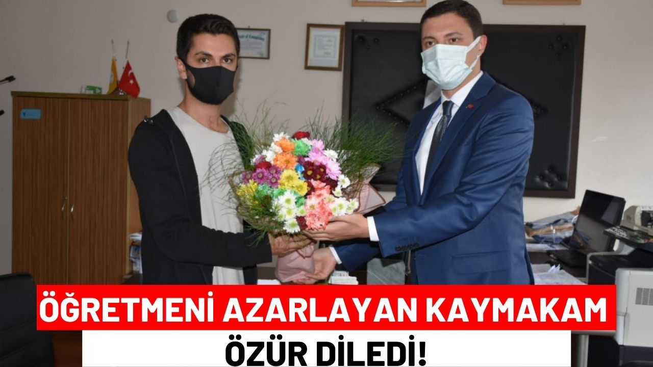 Öğretmeni Azarlayan Kaymakam Özür Diledi!