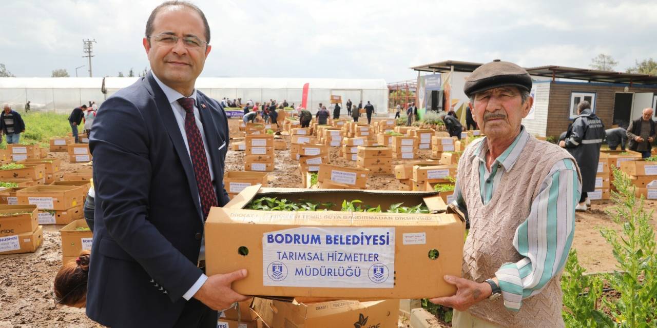 BODRUM BELEDİYESİ, 350 BİN FİDEYİÜRETİCİYLE BULUŞTURDU