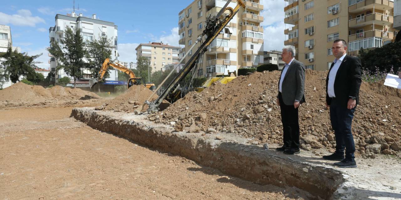 NARLIDERE’NİN 4’ÜNCÜ ANAOKULU VE MANDALİN KAFE İÇİN HAZIRLIKLAR SÜRÜYOR