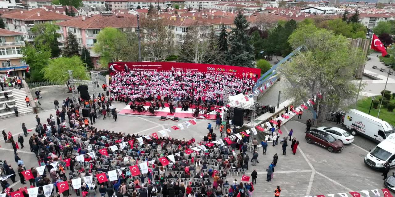 ÇANKAYA BELEDİYESİ 1000 ÇOCUK KOROSU’NDAN 23 NİSAN KONSERİ