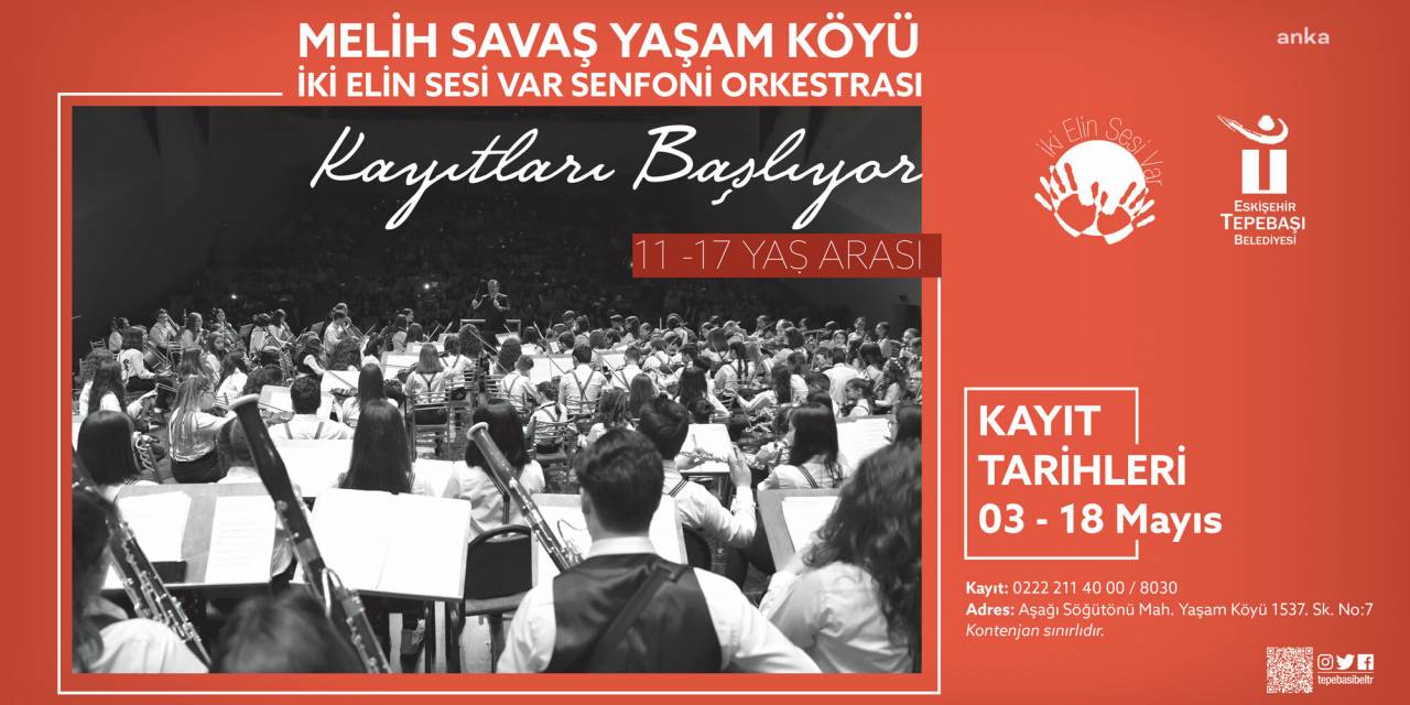 TEPEBAŞI BELEDİYESİ’NİN İKİ ELİN SESİ VAR ORKESTRASI İÇİN KAYITLAR BAŞLIYOR