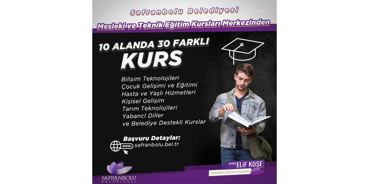 SAFRANBOLU BELEDİYESİ’NİN TEKNİK EĞİTİM KURSLARI DEVAM EDİYOR