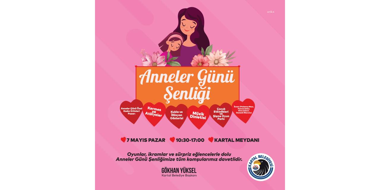 KARTAL BELEDİYESİ’NDEN ANNELER GÜNÜ HEDİYESİ