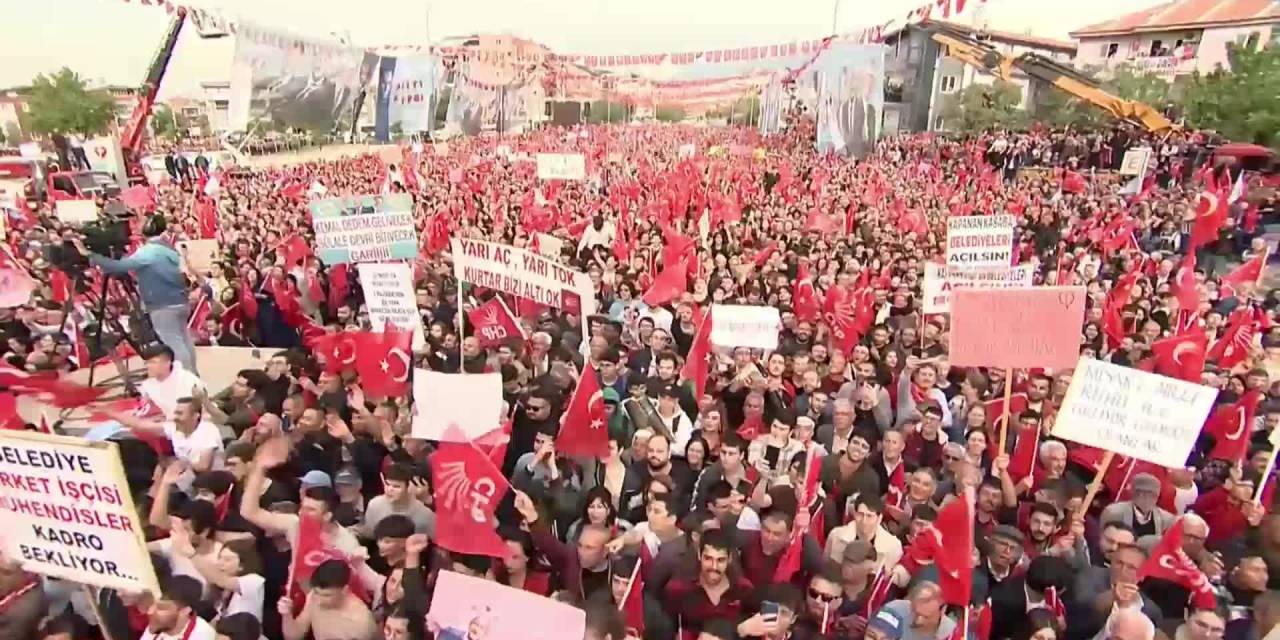 İMAMOĞLU DENİZLİ'DE: "YOLUN SONU GÖZÜKÜYOR, AMPUL IŞIK VERMİYOR"