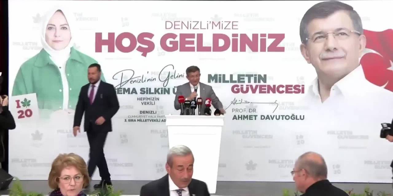 DAVUTOĞLU’DAN BAHÇELİ’YE: "ALLAH AŞKINA TOPUNUZ MERMİ OLSANIZ NE YAZARSINIZ"