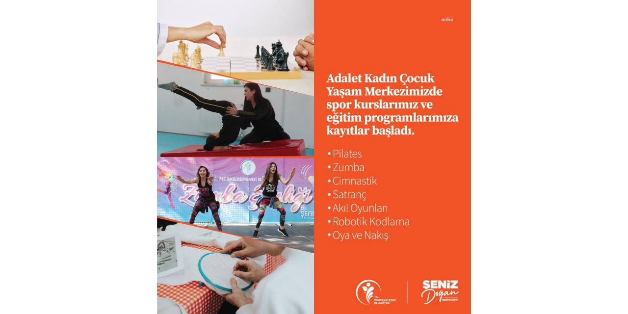 MERKEZEFENDİ BELEDİYESİ'NİN KADIN ÇOCUK YAŞAM MERKEZLERİNDE KURS KAYITLARI BAŞLADI