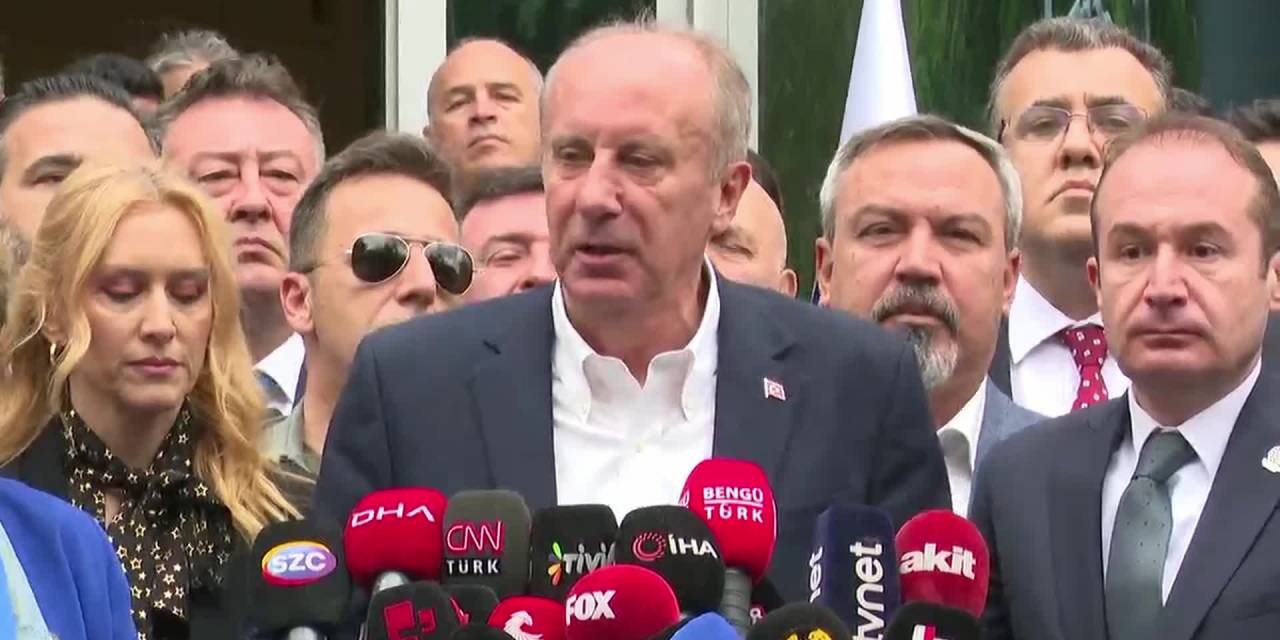 MUHARREM İNCE: “ADAYLIKTAN ÇEKİLİYORUM”