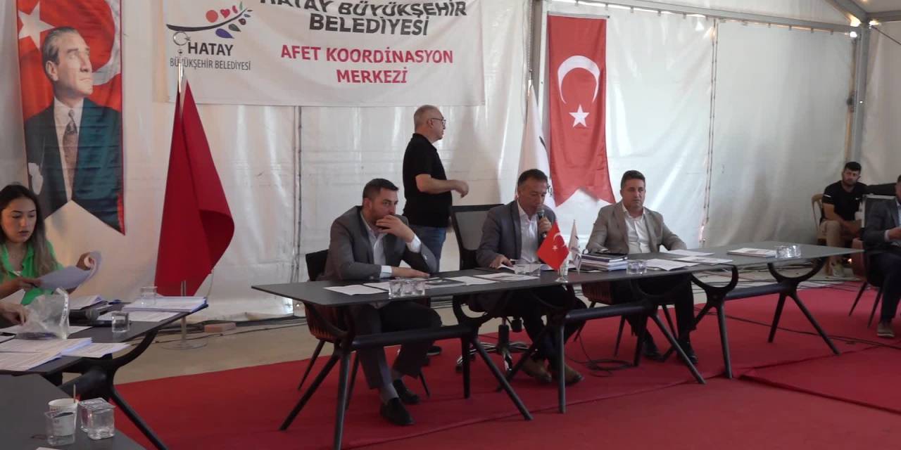 HATAY BÜYÜKŞEHİR BELEDİYE MECLİSİ MAYIS AYI TOPLANTISI YAPILDI