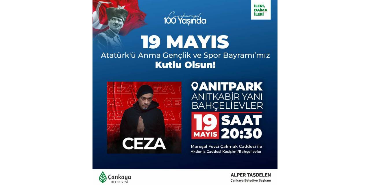 ÇANKAYA, 19 MAYIS’I COŞKUYLA KUTLAMAYA HAZIRLANIYOR