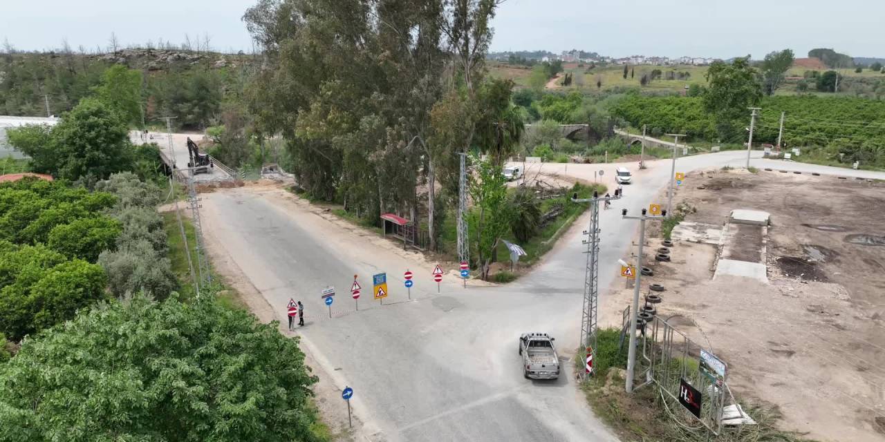 ANTALYA BÜYÜKŞEHİR BELEDİYESİ, NARAS KÖPRÜSÜ’NÜ YENİLİYOR