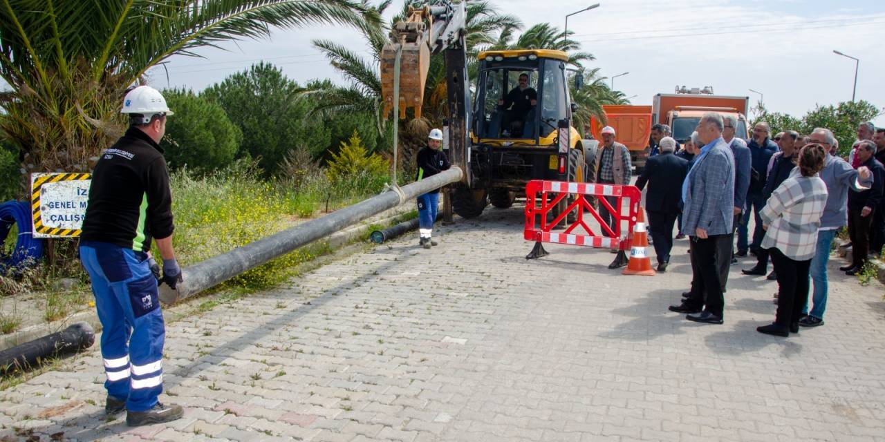 KARABURUN’DAKİ 2 BİN 300 KONUTLUK SİTE, İZSU ABONESİ OLUYOR