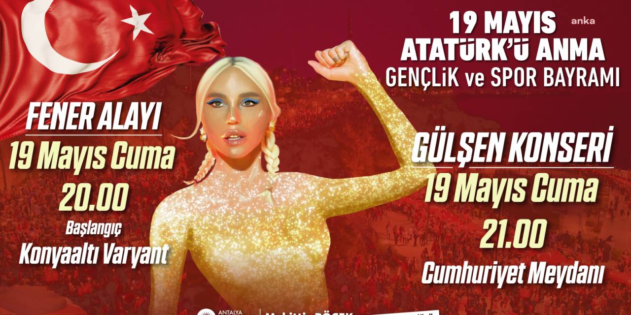 ANTALYA BÜYÜKŞEHİR BELEDİYESİ, 19 MAYIS'A HAZIR