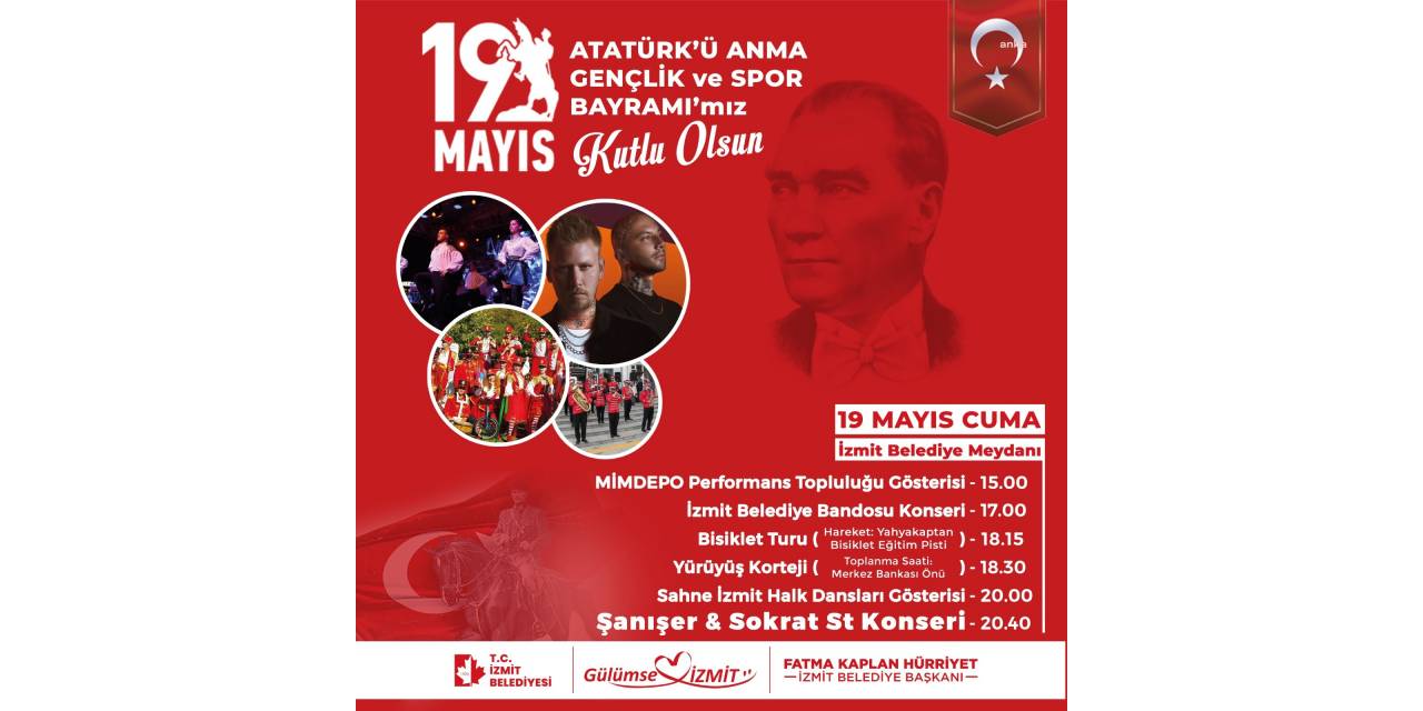 İZMİT'TE GENÇLER 19 MAYIS'DA MEYDANDA BULUŞACAK