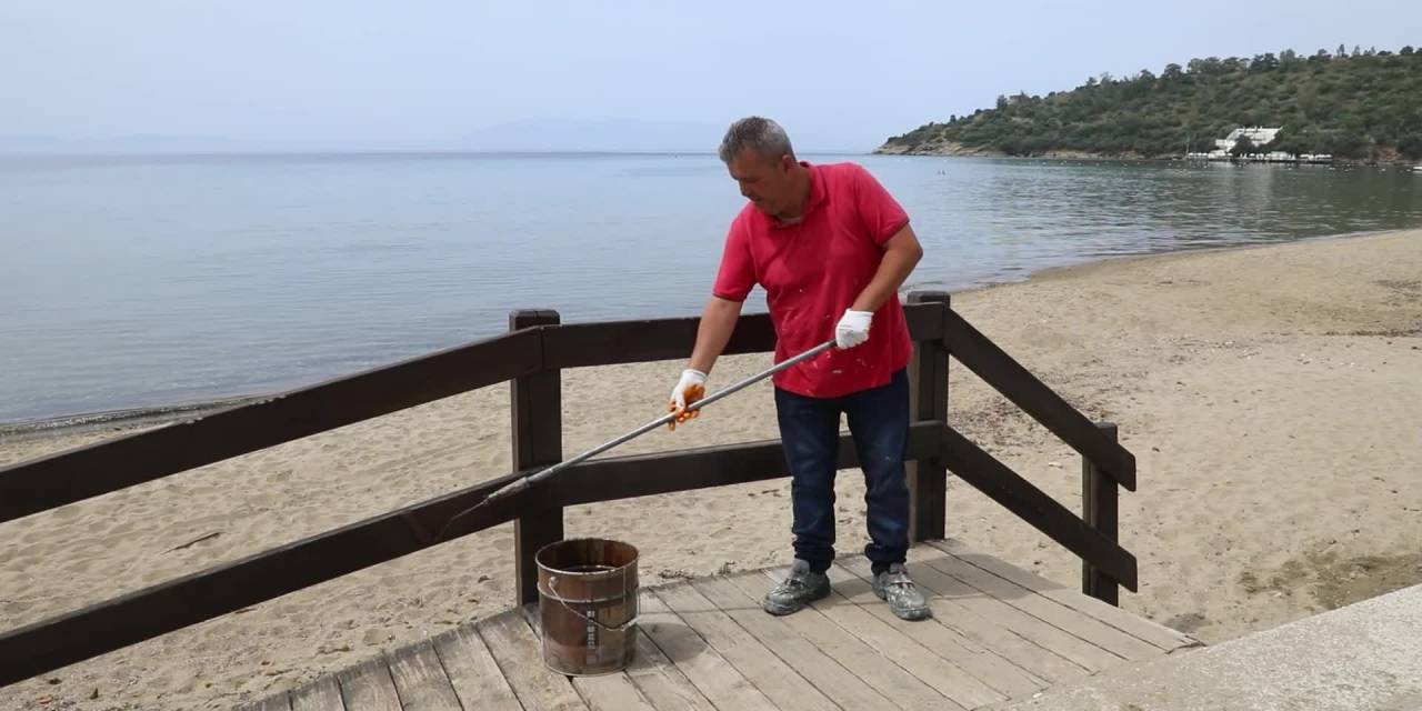 MENDERES PLAJLARINDA TADİLAT ZAMANI