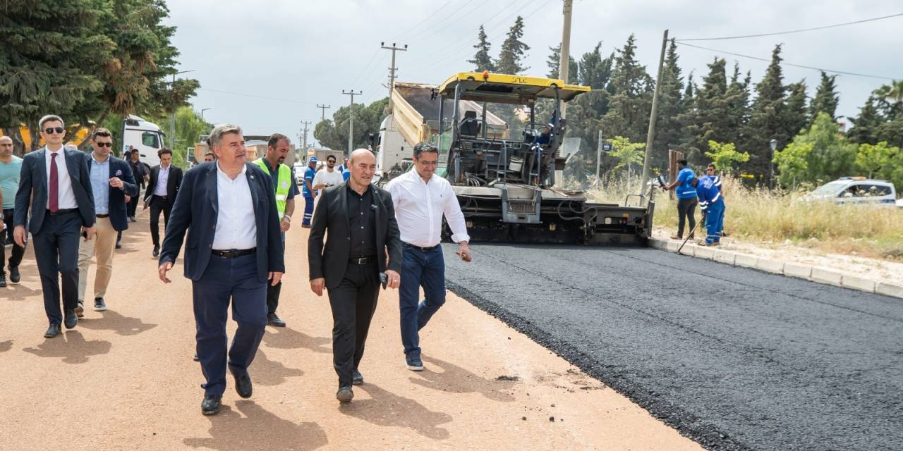 BAŞKAN SOYER, ÇEŞME'DEKİ YATIRIMLARI İNCELEDİ