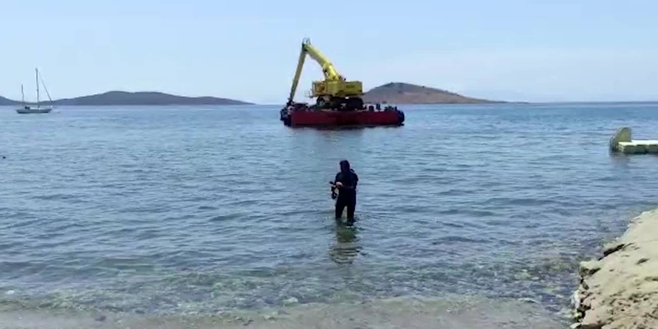 BODRUM'DA DENİZ ÇAYIRLARI ZARAR GÖRDÜ