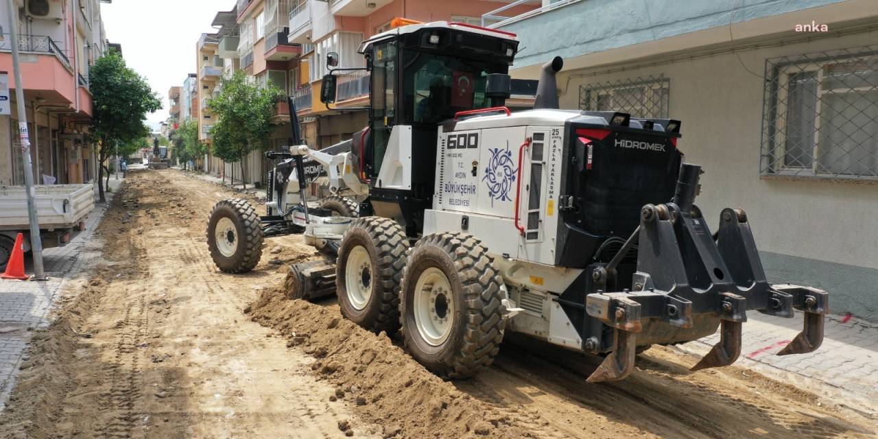 AYDIN BÜYÜKŞEHİR BELEDİYESİ, ÇİNE’NİN YOLLARINI YENİLİYOR