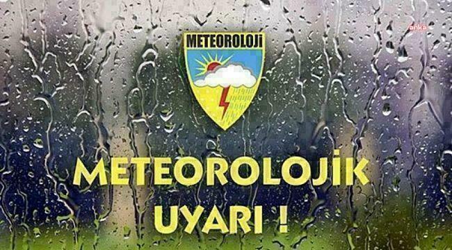 Meteoroloji’den Yarın İçin İç Anadolu’nun Güney Ve Doğusu İle Orta Karadeniz'de Sağanak Yağış Uyarısı