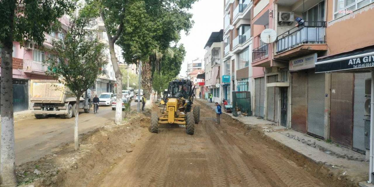 AYDIN BÜYÜKŞEHİR BELEDİYESİ GERMENCİK’İN YOLLARINI YENİLİYOR