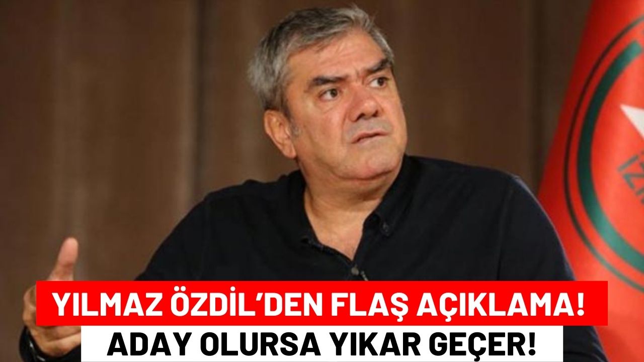 Yılmaz Özdil’den Flaş Açıklama! Aday Olursa Yıkar Geçer!