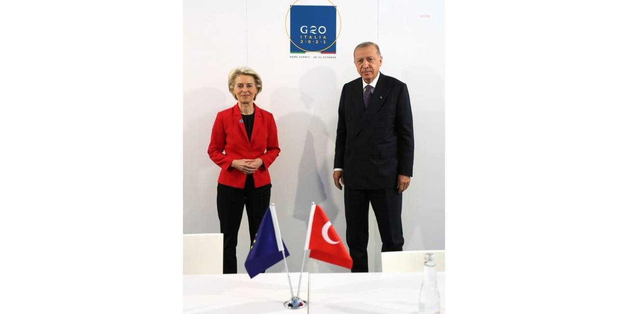 Erdoğan, Ab Komisyonu Başkanı Ursula Von Der Leyen İle Görüştü