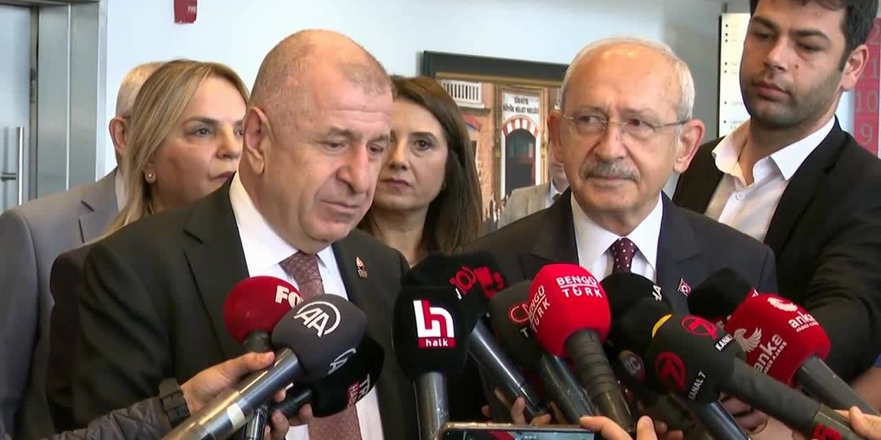 Zafer Partisi Genel Başkanı Özdağ, Chp Lideri Kılıçdaroğlu’nu Ziyaret Etti