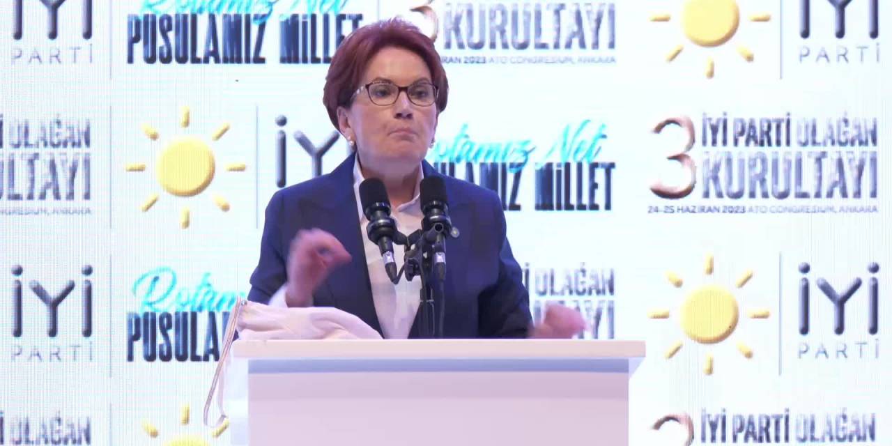 Akşener, Yeniden İyi Parti Genel Başkanı Seçildi