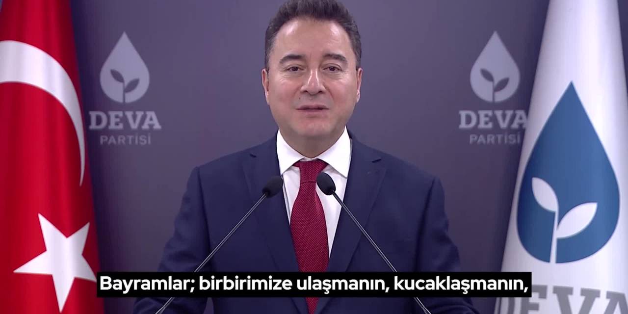 Ali Babacan: "Kurban Bayramını Huzurla Ve Sağlıkla Geçirmemizi Temenni Ediyorum"