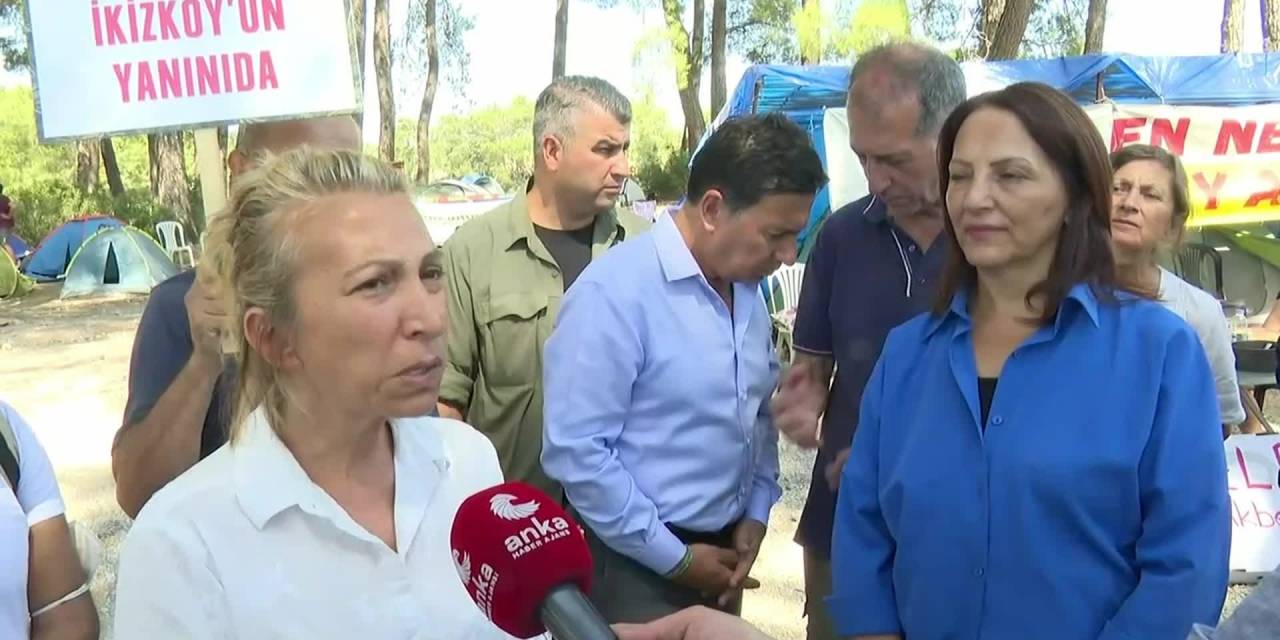 Chp Milletvekilleri Akbelen’de… Aliye Timisi Ersever: “Bu Doğa Mutlaka Bize Bir Ders Verecek”